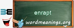 WordMeaning blackboard for enrapt